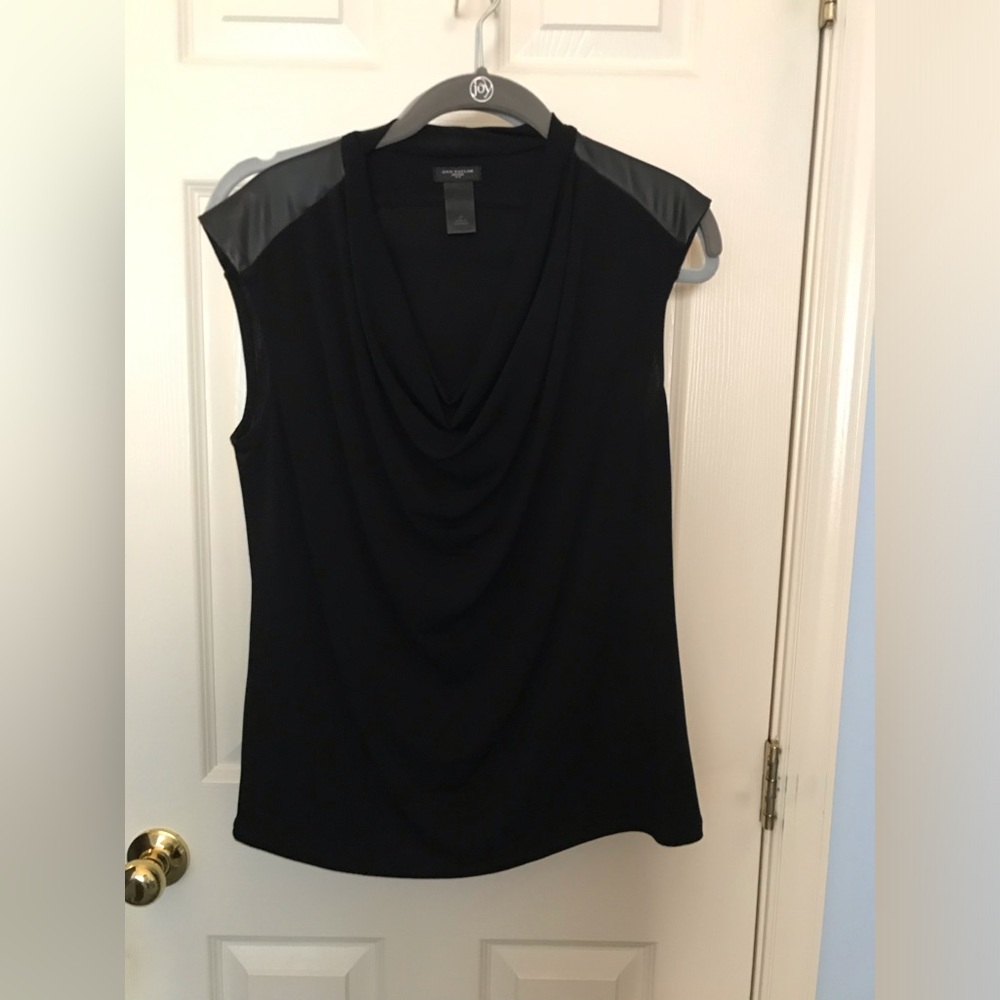 Ann Taylor Black sleeveless top